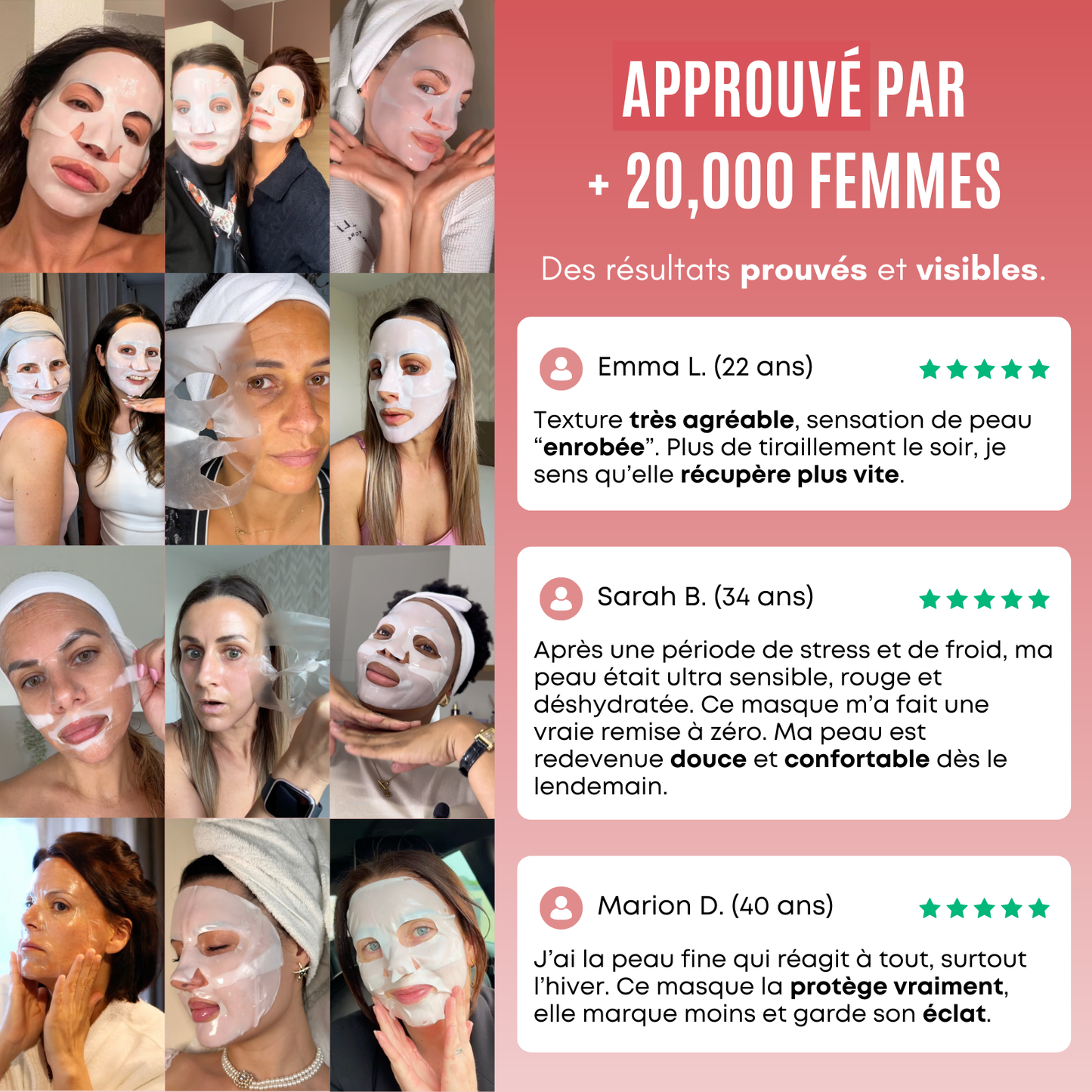 Masque Bio-Collagène Soin Intense