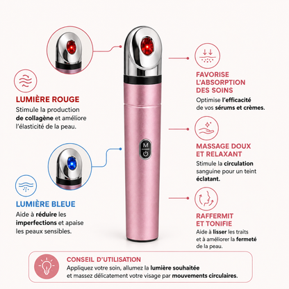 Glow Booster — Stylo LED + Massage